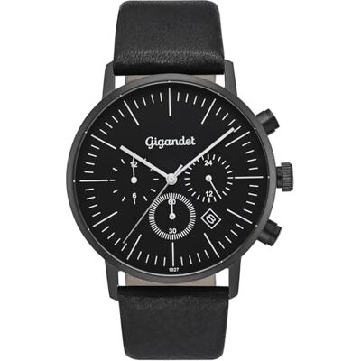 Gigandet Orologio Analogico al Quarzo Giapponese Uomo con Cinturino in Pelle Gigandet Orologio Analogico al Quarzo Giapponese Uomo con Cinturino in Pelle