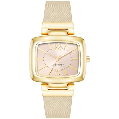 Nine West Orologio da polso da donna, NW/1857, Beige/Beige Nine West Orologio da polso da donna, NW/1857, Beige/Beige