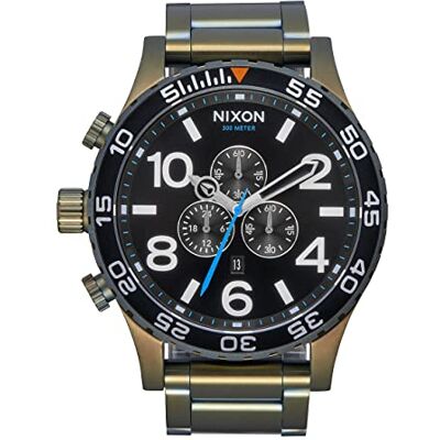 NIXON Orologio Analogueico al Quarzo Unisex-Adulto con Cinturino in Acciaio Inox NIXON Orologio Analogueico al Quarzo Unisex-Adulto con Cinturino in Acciaio Inox