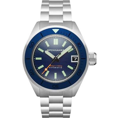 Spinnaker Piccard Orologio automatico da uomo da 45 mm con cinturino in acciaio inossidabile SP-5098 Spinnaker Piccard Orologio automatico da uomo da 45 mm con cinturino in acciaio inossidabile SP-5098