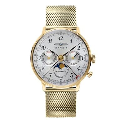 Zeppelin LZ 129 Hindenburg Mondphase 7039M1 Orologio da polso donna Zeppelin LZ 129 Hindenburg Mondphase 7039M1 Orologio da polso donna