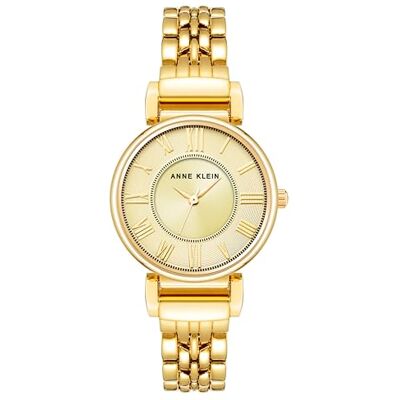 Anne Klein Orologio con bracciale da Donna, Oro (Gold-Tone) Anne Klein Orologio con bracciale da Donna, Oro (Gold-Tone)