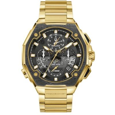 Bulova Orologio Cronógrafo al Quarzo da Uomo con Cinturino in Acciaio Inossidabile Bulova Orologio Cronógrafo al Quarzo da Uomo con Cinturino in Acciaio Inossidabile