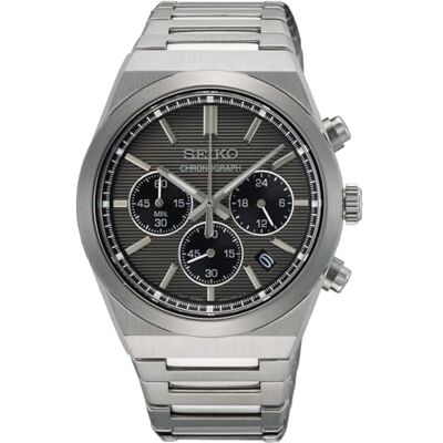 Seiko Orologio Analogico al Quarzo Uomo con Cinturino in Acciaio Inossidabile SSB455P1 Seiko Orologio Analogico al Quarzo Uomo con Cinturino in Acciaio Inossidabile SSB455P1