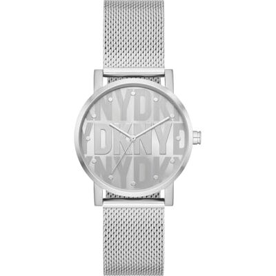 DKNY Orologio analogico al quarzo da donna con cinturino in acciaio inossidabile , Argento DKNY Orologio analogico al quarzo da donna con cinturino in acciaio inossidabile , Argento