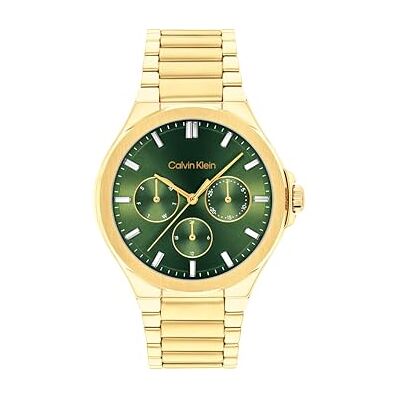 Calvin Klein Orologio Analogico Multifunzione al Quarzo da Donna Collezione VIBRANCY Disponibile con Cinturino in Acciaio Inossidabile o in Silicone Calvin Klein Orologio Analogico Multifunzione al Quarzo da Donna Collezione VIBRANCY Disponibile con Cinturino in Acciaio Inossidabile o in Silicone