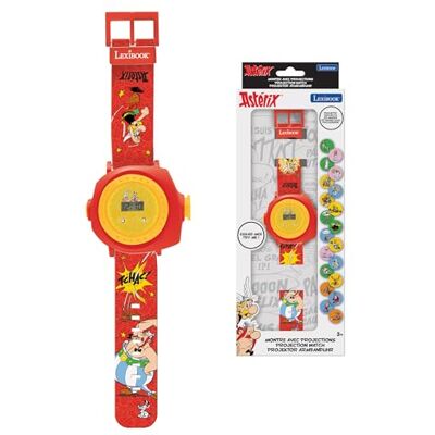 Lexibook , Astérix & Obélix, Orologio da polso regolabile con schermo digitale e 20 proiezioni dell'universo di Astérix, per bambini, Lexibook , Astérix & Obélix, Orologio da polso regolabile con schermo digitale e 20 proiezioni dell'universo di Astérix, per bambini,