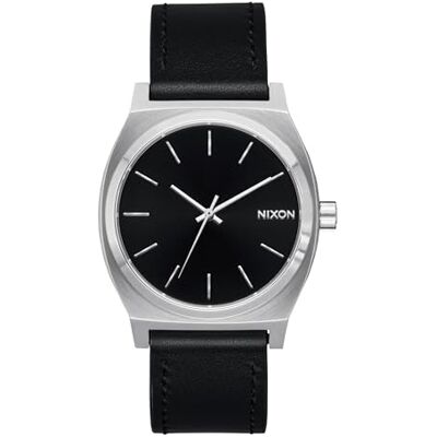 NIXON Orologio Analogico al Quarzo Giapponese Uomo con Cinturino in Pelle NIXON Orologio Analogico al Quarzo Giapponese Uomo con Cinturino in Pelle