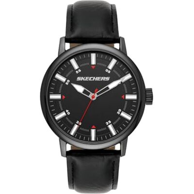 Skechers Orologio Gift Sets da uomo, movimento a tre lancette, cassa in lega canna di fucile da 44 mm con cinturino in poliuretano, , Set bianco e nero Skechers Orologio Gift Sets da uomo, movimento a tre lancette, cassa in lega canna di fucile da 44 mm con cinturino in poliuretano, , Set bianco e nero