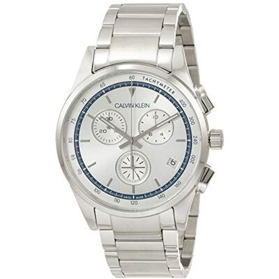 Calvin Klein Orologio Completion Cronografo Al quarzo da Uomo in Acciaio INOX Calvin Klein Orologio Completion Cronografo Al quarzo da Uomo in Acciaio INOX