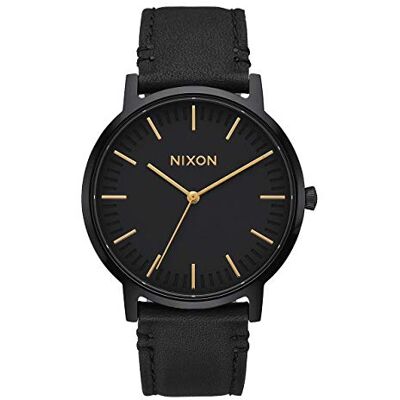 NIXON Orologio Unisex Digitale al Quarzo con Cinturino in Pelle – NIXON Orologio Unisex Digitale al Quarzo con Cinturino in Pelle –