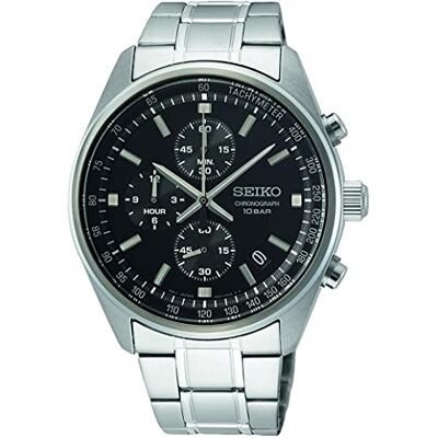 Seiko Orologio Analogico Quarzo Giapponese Uomo con Cinturino in Acciaio Inox Seiko Orologio Analogico Quarzo Giapponese Uomo con Cinturino in Acciaio Inox