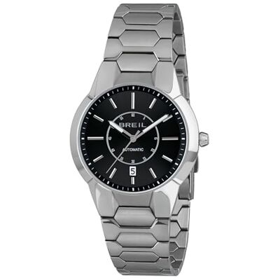 Breil Orologio UOMO NEW ONE quadrante BI-COLORE NERO movimento SOLO TEMPO 3 LANCETTE AUTOMATICO e BRACCIALE ACCIAIO ARGENTO Breil Orologio UOMO NEW ONE quadrante BI-COLORE NERO movimento SOLO TEMPO 3 LANCETTE AUTOMATICO e BRACCIALE ACCIAIO ARGENTO
