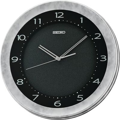 Seiko Clocks Plastica , argento, Standard, Classico Seiko Clocks Plastica , argento, Standard, Classico