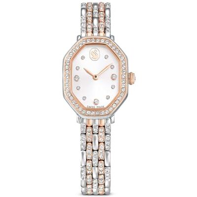 Swarovski Dextera Octagon Orologio, con Cristalli, Swiss Made, Meccanismo al Quarzo, Impermeabile Fino a 50 m, Placcatura in Tonalità Oro Rosa, 32 x 32 mm, 7 mm, 12,5-19 cm, 1,1 cm Swarovski Dextera Octagon Orologio, con Cristalli, Swiss Made, Meccanismo al Quarzo, Impermeabile Fino a 50 m, Placcatura in Tonalità Oro Rosa, 32 x 32 mm, 7 mm, 12,5-19 cm, 1,1 cm