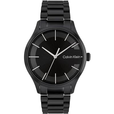 Calvin Klein Orologio Analogico al Quarzo Per Uomo e Donna Collezione ICONIC BRACELET 40MM con Cinturino in Acciaio Inossidabile Nero Calvin Klein Orologio Analogico al Quarzo Per Uomo e Donna Collezione ICONIC BRACELET 40MM con Cinturino in Acciaio Inossidabile Nero