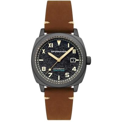 Spinnaker Hull California Orologio da uomo 42 mm automatico a 3 lancette con cinturino in vera pelle SP-5071 Spinnaker Hull California Orologio da uomo 42 mm automatico a 3 lancette con cinturino in vera pelle SP-5071