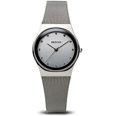 BERING Donna Analogico Quarzo Classic Orologio con Cinturino in Acciaio Inossidabile Cinturino e Vetro Zaffiro BERING Donna Analogico Quarzo Classic Orologio con Cinturino in Acciaio Inossidabile Cinturino e Vetro Zaffiro