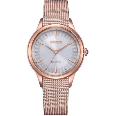 Citizen Orologio analogico al quarzo da uomo con cinturino in acciaio inox , Colore: rosa., Bracciale Citizen Orologio analogico al quarzo da uomo con cinturino in acciaio inox , Colore: rosa., Bracciale