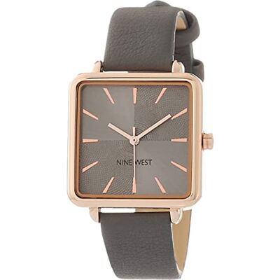 Nine West Orologio da polso da donna, Grigio/Oro Rosa Nine West Orologio da polso da donna, Grigio/Oro Rosa