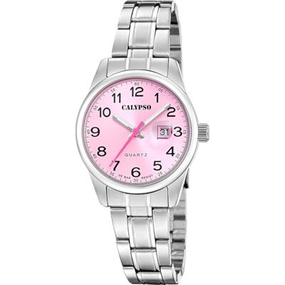 Calypso Orologio Donna Analogico in Acciaio Inossidabile 316l Argentato Calypso Orologio Donna Analogico in Acciaio Inossidabile 316l Argentato