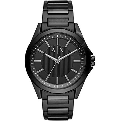 Armani Orologio per uomo, Movimento al quarzo a tre lancette e cassa da 44 mm con cinturino in acciaio Armani Orologio per uomo, Movimento al quarzo a tre lancette e cassa da 44 mm con cinturino in acciaio