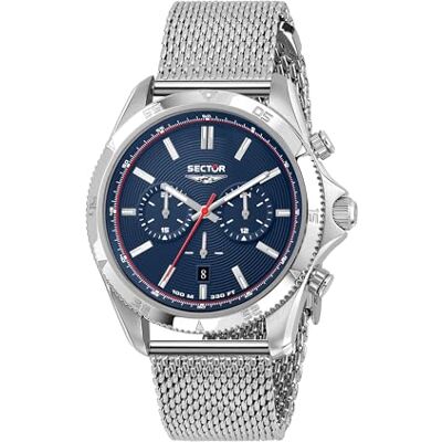 Sector Wristwatch Analogico , argento, 45mm, Bracciale Sector Wristwatch Analogico , argento, 45mm, Bracciale
