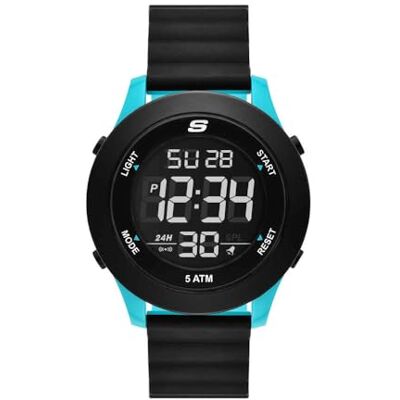 Skechers Orologio Analogico al Quarzo Uomo con Cinturino in Silicone Skechers Orologio Analogico al Quarzo Uomo con Cinturino in Silicone
