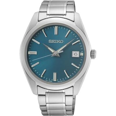 Seiko Orologio Analogico al Quarzo Uomo con Cinturino in Acciaio Inossidabile Seiko Orologio Analogico al Quarzo Uomo con Cinturino in Acciaio Inossidabile