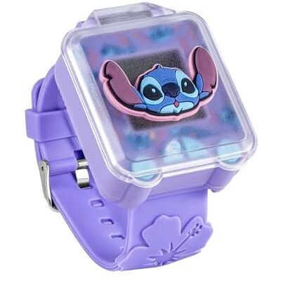 Disney Stitch Orologio con cinturino 3D viola Disney Stitch Orologio con cinturino 3D viola