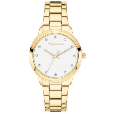 Tamaris Orologio Da Polso Orologio Al Quarzo Da Donna Analogico 30Mm, Con Bracciale In Acciaio Inossidabile, Pietre Di Zirconio, 3 Atm Impermeabile Tamaris Orologio Da Polso Orologio Al Quarzo Da Donna Analogico 30Mm, Con Bracciale In Acciaio Inossidabile, Pietre Di Zirconio, 3 Atm Impermeabile