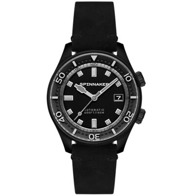 Spinnaker Bradner Orologio da uomo 42 mm automatico a 3 lancette con cinturino in vera pelle o acciaio inossidabile SP-5062 Spinnaker Bradner Orologio da uomo 42 mm automatico a 3 lancette con cinturino in vera pelle o acciaio inossidabile SP-5062