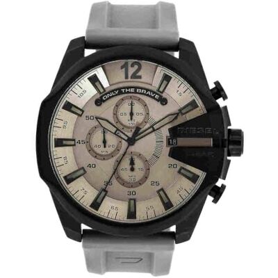 Diesel Orologio Analogico al Quarzo Uomo con Cinturino in Silicone Diesel Orologio Analogico al Quarzo Uomo con Cinturino in Silicone