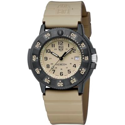 Luminox Orologio analogico al quarzo svizzero da uomo con cinturino in plastica , Nero, NAVY SEAL 3000 EVO SERIES Luminox Orologio analogico al quarzo svizzero da uomo con cinturino in plastica , Nero, NAVY SEAL 3000 EVO SERIES