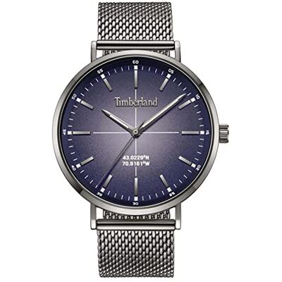 Timberland Orologio analogico al quarzo da uomo con cinturino in acciaio , argento, Moderno Timberland Orologio analogico al quarzo da uomo con cinturino in acciaio , argento, Moderno