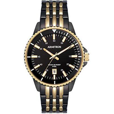 Armitron Orologio da uomo con bracciale bicolore con funzione, 20/5414 Armitron Orologio da uomo con bracciale bicolore con funzione, 20/5414