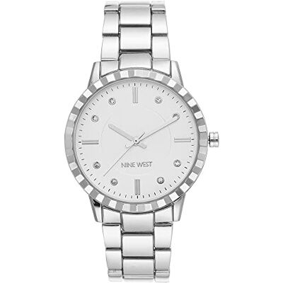 Nine West Orologio da polso con accenti di cristallo da donna Nine West Orologio da polso con accenti di cristallo da donna