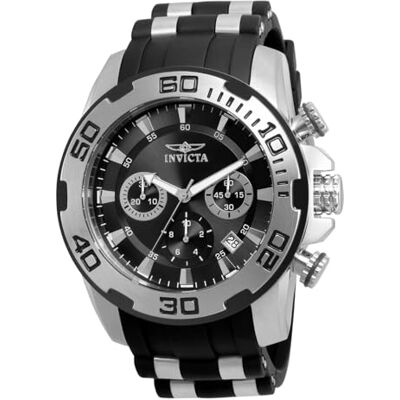 Invicta Pro Diver SCUBA Orologio da Uomo Impermeabile Analogico Movimento Quarzo acciaio inossidabile con quadrante nero 50mm Invicta Pro Diver SCUBA Orologio da Uomo Impermeabile Analogico Movimento Quarzo acciaio inossidabile con quadrante nero 50mm