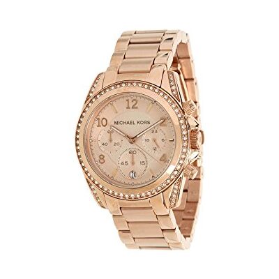 Michael Kors Orologio Blair da donna, movimento cronografico al quarzo con cinturino in acciaio inossidabile Michael Kors Orologio Blair da donna, movimento cronografico al quarzo con cinturino in acciaio inossidabile