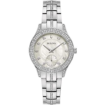 Bulova Orologio Analogico al Quarzo Uomo con Cinturino in Acciaio Inossidabile Bulova Orologio Analogico al Quarzo Uomo con Cinturino in Acciaio Inossidabile