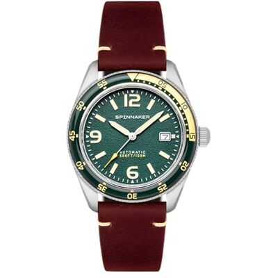 Spinnaker Fleuss Orologio da uomo automatico da 43 mm con cinturino in vera pelle Spinnaker Fleuss Orologio da uomo automatico da 43 mm con cinturino in vera pelle