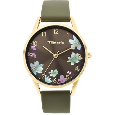 Tamaris Orologio Da Donna Orologio Da Polso Da Donna In Diversi Colori Cassa Rund Auch Con Blumen-Motiven, Impermeabile Tamaris Orologio Da Donna Orologio Da Polso Da Donna In Diversi Colori Cassa Rund Auch Con Blumen-Motiven, Impermeabile