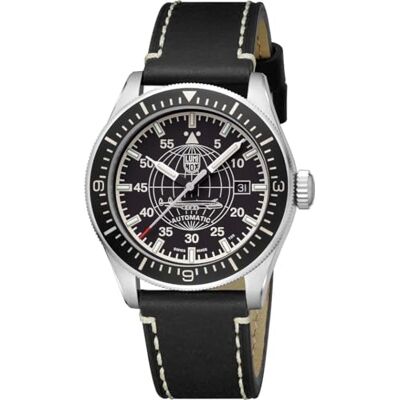 Luminox Orologio analogico automatico da uomo con cinturino in pelle , Nero, Cinturino Luminox Orologio analogico automatico da uomo con cinturino in pelle , Nero, Cinturino