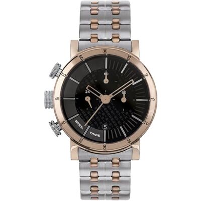 Breil Orologio UOMO LIL TRIBE quadrante BI-COLORE NERO movimento CRONOGRAFO QUARZO e BRACCIALE ACCIAIO COLORATO ARGENTO Breil Orologio UOMO LIL TRIBE quadrante BI-COLORE NERO movimento CRONOGRAFO QUARZO e BRACCIALE ACCIAIO COLORATO ARGENTO