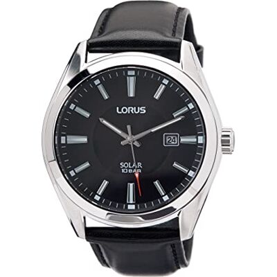Lorus Seiko Orologio Analogico al Quarzo Uomo con Cinturino in Pelle Lorus Seiko Orologio Analogico al Quarzo Uomo con Cinturino in Pelle