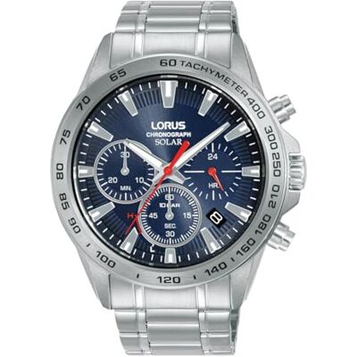 Lorus Orologio analogico al quarzo da uomo con bracciale in acciaio inossidabile Lorus Orologio analogico al quarzo da uomo con bracciale in acciaio inossidabile