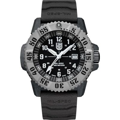 Luminox Orologio analogico automatico da uomo, con cinturino in gomma, XL.3351. Set, Nero, cinghia Luminox Orologio analogico automatico da uomo, con cinturino in gomma, XL.3351. Set, Nero, cinghia