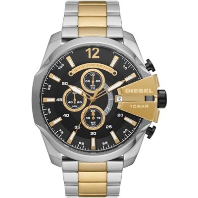 Diesel Orologio Analogico al Quarzo Uomo con Cinturino in Acciaio Inossidabile Diesel Orologio Analogico al Quarzo Uomo con Cinturino in Acciaio Inossidabile