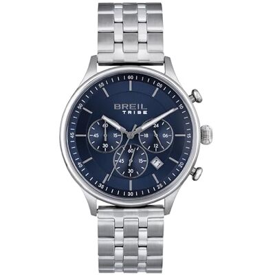 Breil , Collezione Classy, Orologio da Uomo, Cronografo in Acciaio Inox, Movimento PE902 SUNON, Chiusura Déployante con Pulsanti, Cassa da 42 mm, Impermeabile, Lunghezza Regolabile 15,5-21 cm Breil , Collezione Classy, Orologio da Uomo, Cronografo in Acciaio Inox, Movimento PE902 SUNON, Chiusura Déployante con Pulsanti, Cassa da 42 mm, Impermeabile, Lunghezza Regolabile 15,5-21 cm