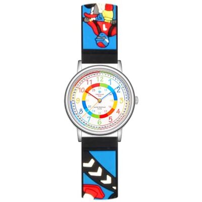 Alienwork Kids Orologio di Apprendimento Bambini Ragazzi Ragazze Tempo di Apprendimento Silicone Leggero Morbido Impermeabile Alienwork Kids Orologio di Apprendimento Bambini Ragazzi Ragazze Tempo di Apprendimento Silicone Leggero Morbido Impermeabile